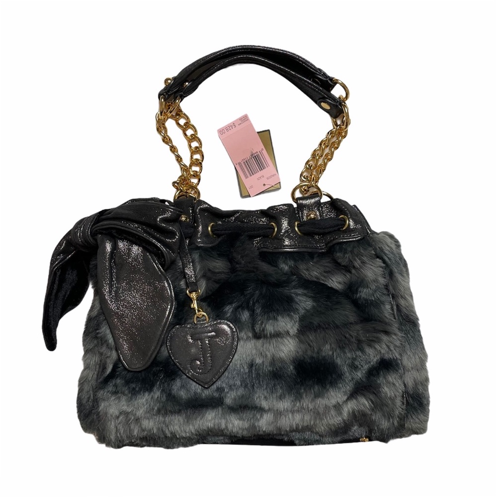 Juicy Couture tote bag shoulder bag gold hardware